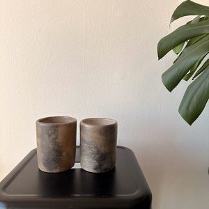 Primitive ceramic cups